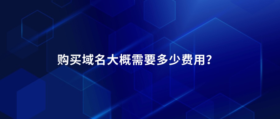 购买域名大概需要多少费用