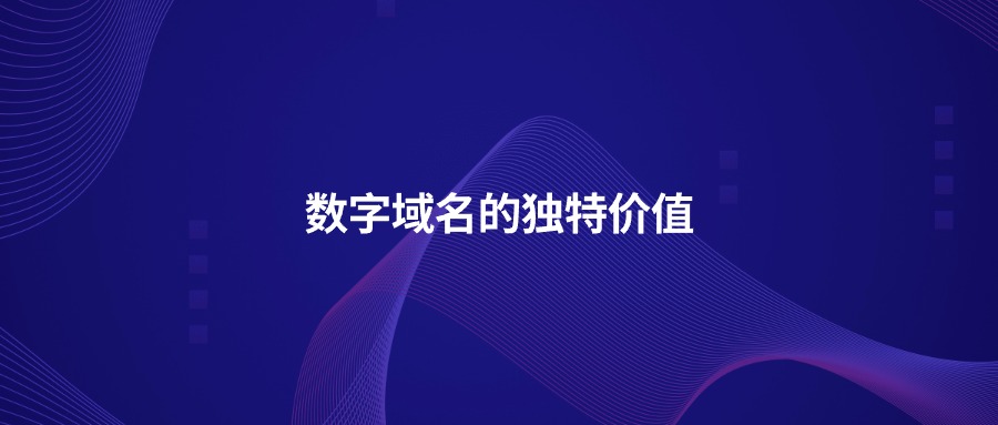 数字域名的价值